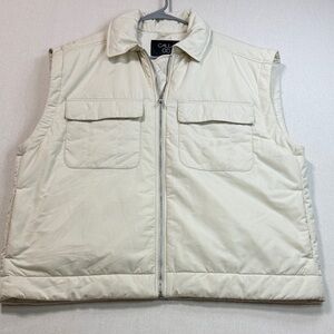 Alia Women's Cream Quilted Vest